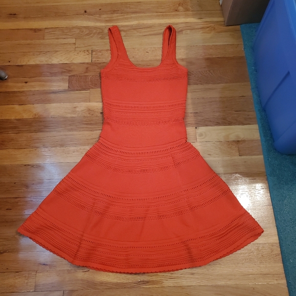 Ronny Kobo Orange Mini Dress - Picture 8 of 8